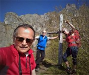 Monte Cancervo ad anello dalla Pianca sui sentieri CAI 102-130-131 il 1 maggio 2019 - FOTOGALLERY